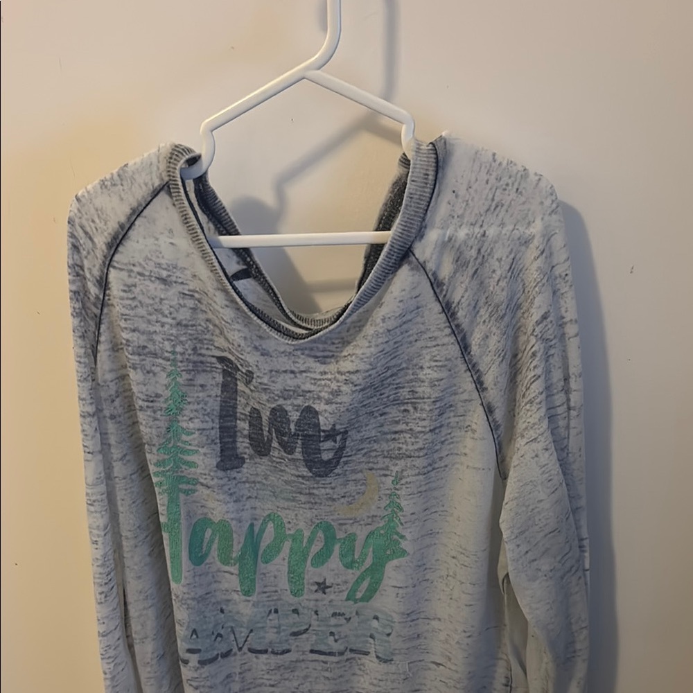 Miken Gray Knit Top
